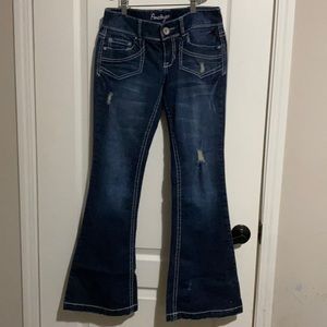 Size 7 Amethyst Flare jeans
